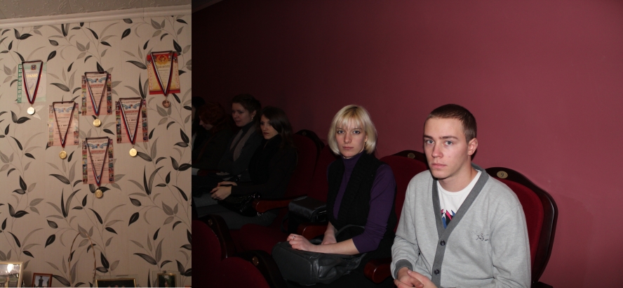 Студенты ТКМП на брифинге губернатора Ю.В. Голубева